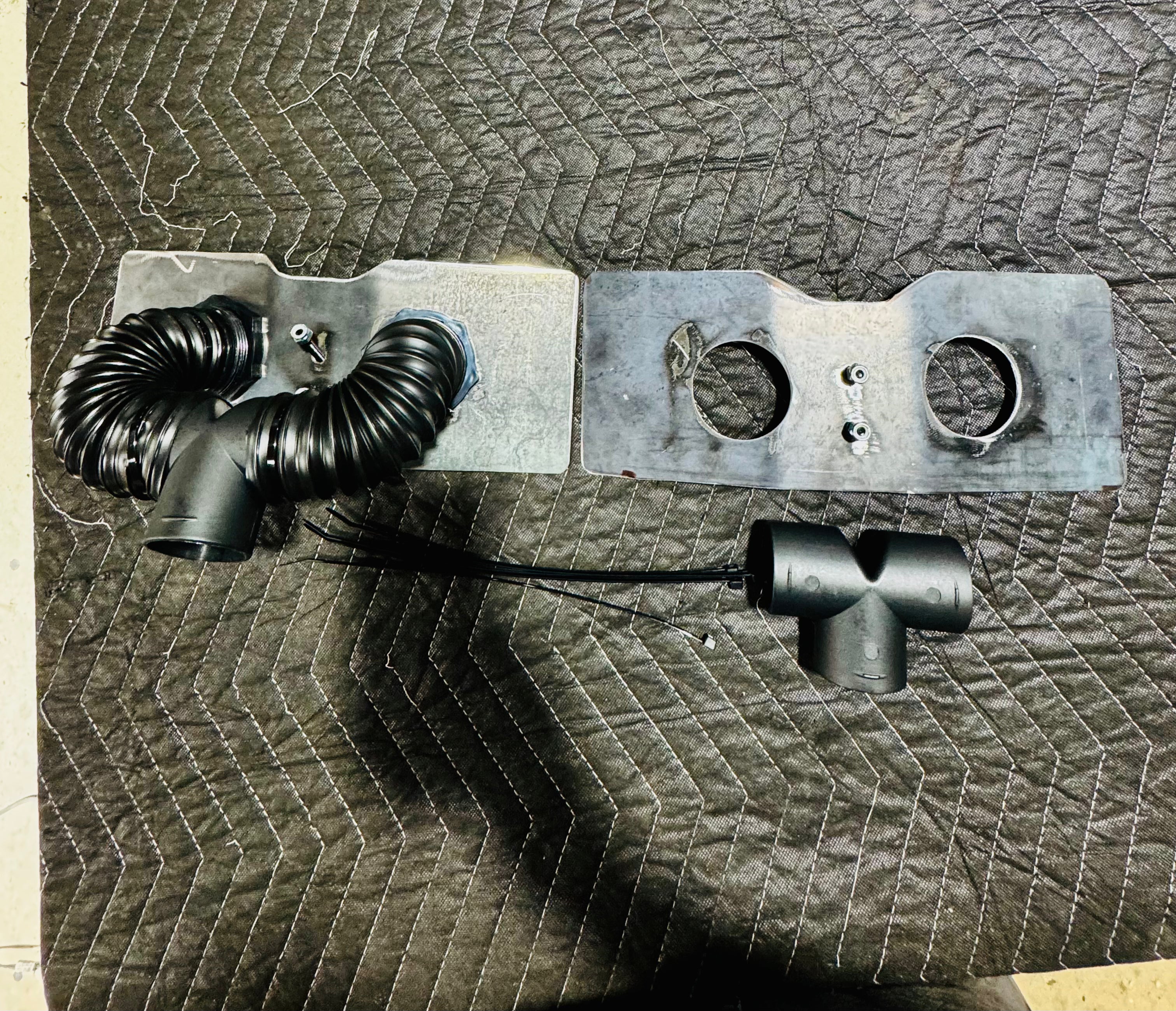 Rzr pro seat vent bracket for all pro models
